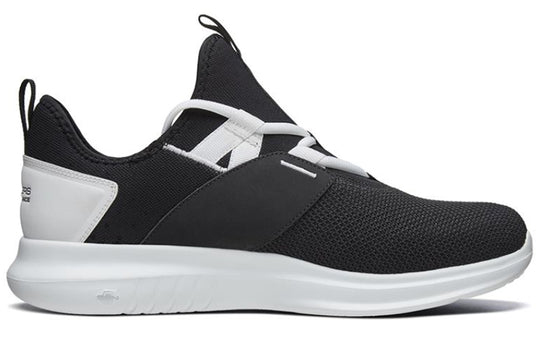 Skechers Go Run Mojo Sports Shoes Black/White 55122-BKW-KICKS CREW
