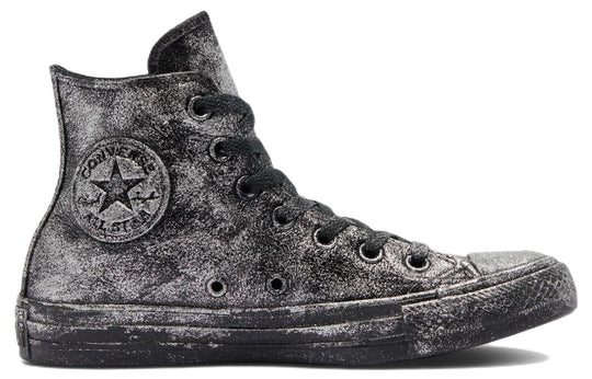 Converse Chuck Taylor All Star Luxe Leather 'Black Gray Silver' A05086C