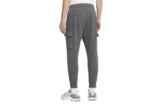Nike MENS Sportswear Club French Terry Overall Ankle Banded Sports Pants Grey Gray CZ9955-071