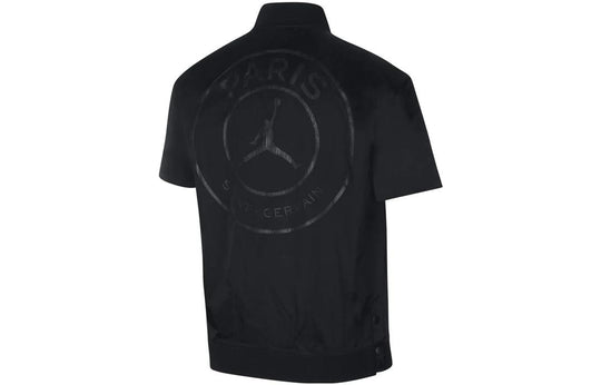 Men's Jordan Logo Breathable Short Sleeve Jacket BQ8355-010