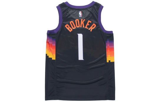 Nike NBA Retro Jersey Vest SW Fan Edition Phoenix Suns Devin Booker 1 Black CN1773-013 US XXL
