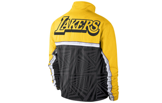 Nike Lakers City Edition Sports Jacket Yellow CN5483-010