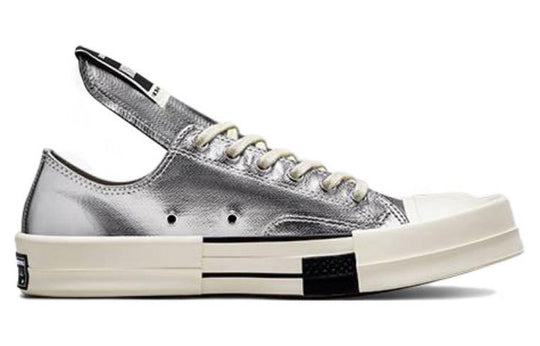 Converse Rick Owens x TURBODRK Chuck 70 Low 'Silver Lacquer' A01292C