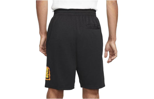 Men's Nike Minimalistic Alphabet Printing Casual Loose Sports Shorts Black DA4200-010