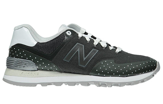 New Balance 574 Series Cozy Breathable Low Tops Casual Black White MTL574PD