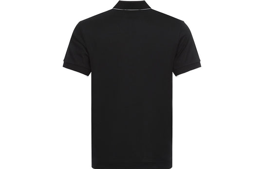 Men's Burberry Short Sleeve Polo Shirt Black 80083281