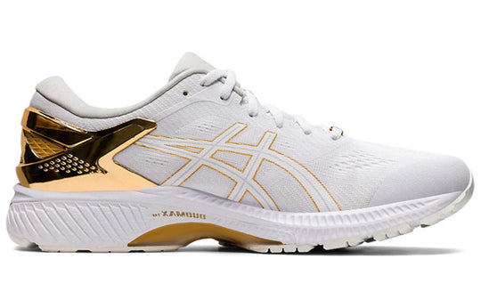 Asics Gel Kayano 26 Platinum 'Pure Gold' 1011A872-100 Marathon Running Shoes/Sneakers  -  KICKS CREW