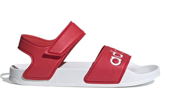 (GS) adidas Adilette Sandal K Red Sandals 'Red White' FV6412