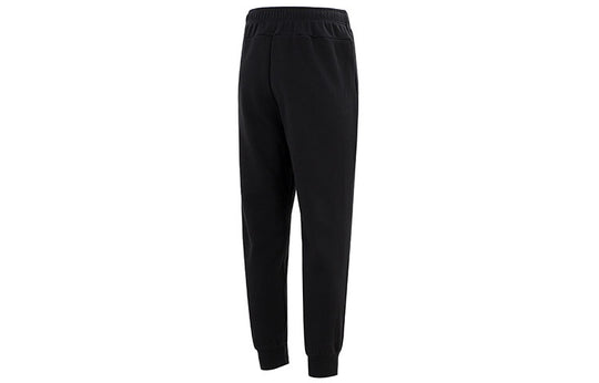 Men's adidas Sl Ft Tc Pt Logo Knit Sports Bundle Feet Long Pants/Trousers Black HN3552
