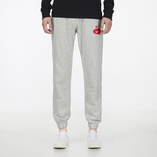 Men's Nike Large Logo Printing Loose Casual Sports Pants/Trousers/Joggers Autumn Gray DM5472-050