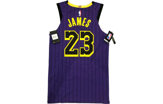 Nike NBA LA Lakers Lebron James City Edition Vaporknit Jersey 'Lakers -  KICKS CREW
