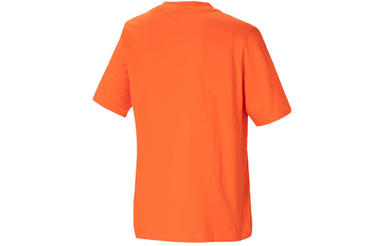 adidas originals Round Neck Pullover Short Sleeve Orange DZ4578