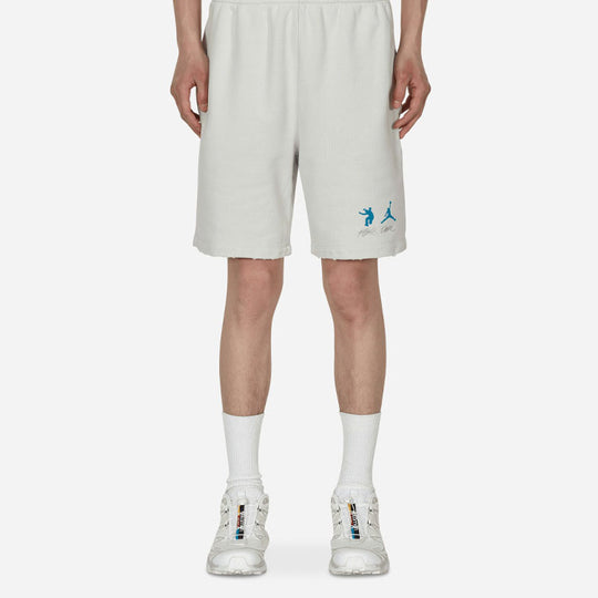 Air Jordan x union Crossover Solid Color Logo Casual Sports Breathable Shorts Asia Edition Couple Style Gray DJ9529-025