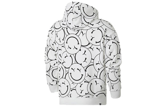 PUMA Club AOP Printed Hooded Fleece White 530367-02