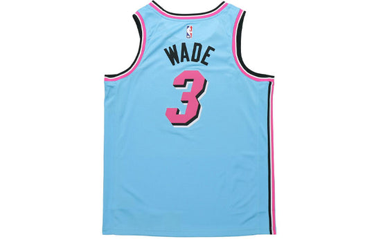 Dwyane Wade #3 Miami Heat NBA Adidas Back in Black Jersey Men's MEDIUM