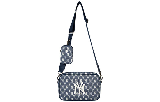 MLB Monogram Mini Cross Bag NY Yankees Black