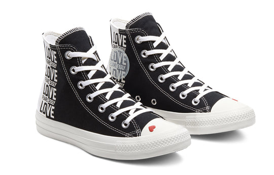 (WMNS) Converse Love Fearlessly Chuck Taylor All Star 'Black And White' 567309C