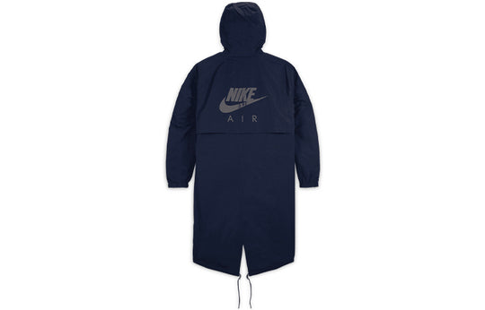 Nike Air x Kim Jones Double-Sided Mid-Length Hooded Jacket Unisex Blue/White DC9983-451