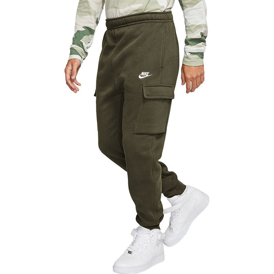 Nike Sportswear Club Cargo Pants 'Olive Khaki' CD3130-326 - KICKS CREW
