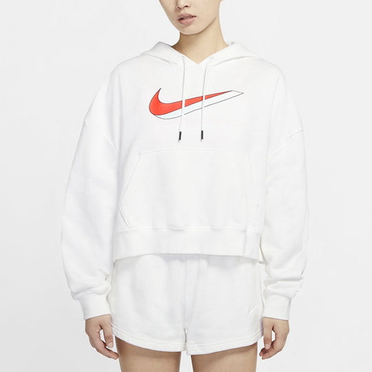 Nike Casual Sports Pullover hoodie White DJ1075-100