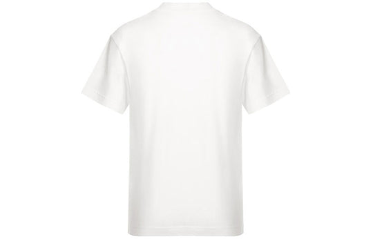 Moncler Small Logo Cotton Crewneck Short Sleeve T-Shirt For Men White F20918C782008390T-034 T-shirts  -  KICKSCREW