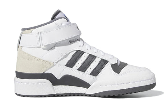 (GS) Adidas originals Forum Mid Shoes 'White Grey' GY7061