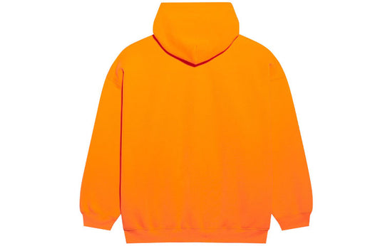 (WMNS) Balenciaga FW21 Alphabet Loose Hoodie Orange 651799TKVH67513