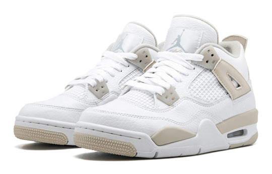 (GS) Air Jordan 4 Retro 'Linen' 487724-118 Big Kids Basketball Shoes  -  KICKS CREW