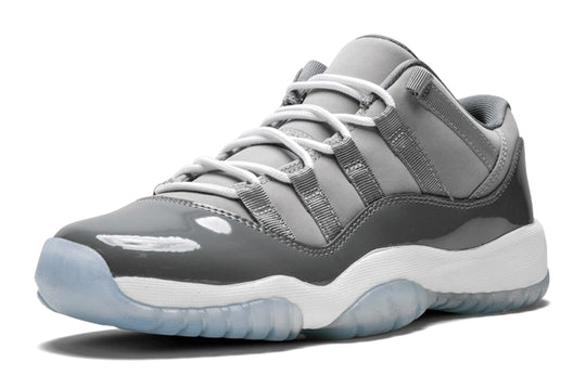 (GS) Air Jordan 11 Retro Low 'Cool Grey' 528896-003 Retro Basketball Shoes  -  KICKS CREW