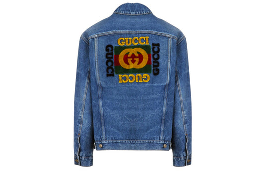 Blue Reversible jacket Gucci - Gucci Ace trainers - GenesinlifeShops  Mauritius