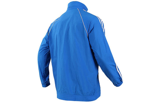 adidas originals Woven hooded Casual Sports Jacket Blue DH5835 - KICKS CREW
