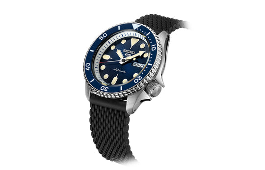 Men's SEIKO No. 5 Sports Ocean Blue Mechanical Ocean Blue Watch SRPD71K2