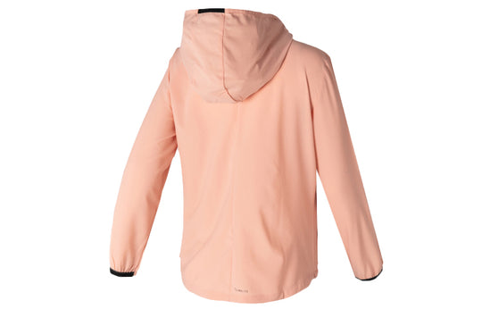 (WMNS) adidas neo Alphabet Printing Sports Hooded Jacket Gray Pink FL4426