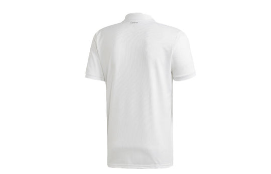 adidas Tennis Sports lapel Polo Shirt White FK0744