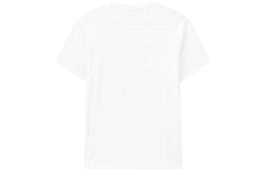 Men's FILA Chest Small Bee Pattern Printing Short Sleeve White T-Shirt F11M028120F-WT T-shirts - KICKSCREW