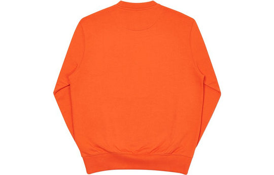 PALACE Unisex Pals Forever Round-neck Sweatshirt Orange P19CW008