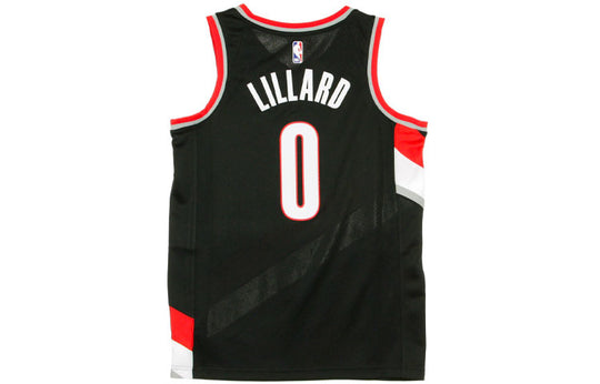 Nike NBA Basketball Jersey/Vest Jersey SW Fan Edition Blazers Lillard 0 Black CW3680-010