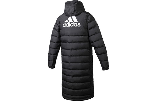 adidas Tiro21L Down Football Hood Warm Down Jacket Men's Black GM5245 ...