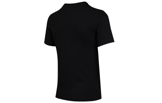 Men's Nike Casual Sports Round Neck Loose Short Sleeve Black T-Shirt DM6962-010