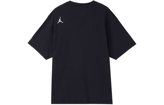 Air Jordan 23 Engineered Solid Color Pocket Round Neck Casual Short Sleeve Black DM1389-010