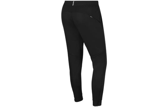 Men's Nike Logo Printing Elastic Waistband Bundle Feet Sports Pants/Trousers/Joggers Black DM1101-010