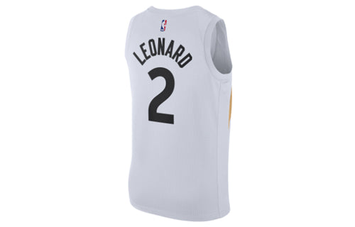 Nike NBA Toronto Raptors Kawhi Leonard City Edition Swingman Jersey White AJ4646-102 US M