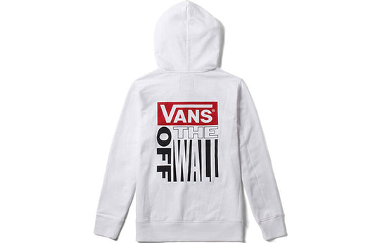 Vans Back Printing Pattern Casual Couple Style White VN0A3QTRWHT