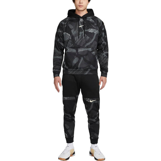 Nike Therma-FIT hooded jacket 'Grey Black' DQ6950-010 - KICKS CREW
