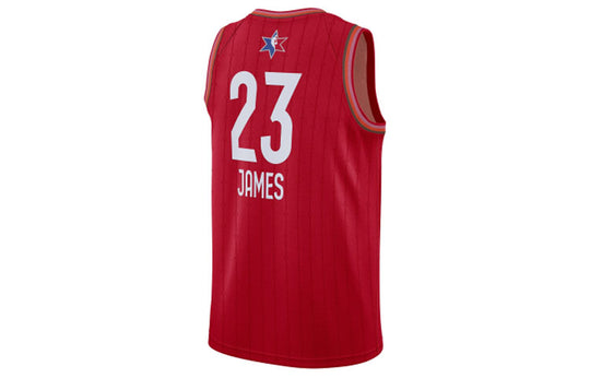 Men's Jordan NBA All-Star . Lebron James No. 23 Basketball Sports Red Vest CJ1064-657 Basketball Jersey - KICKSCREW