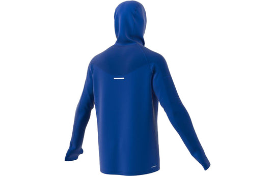 Men's adidas Warm Hood Long Sleeves Running Blue GC7908