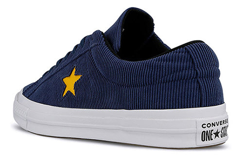 Converse One Star Ox Retro Low Tops Casual Skateboarding Shoes Unisex Deep Blue 161633C