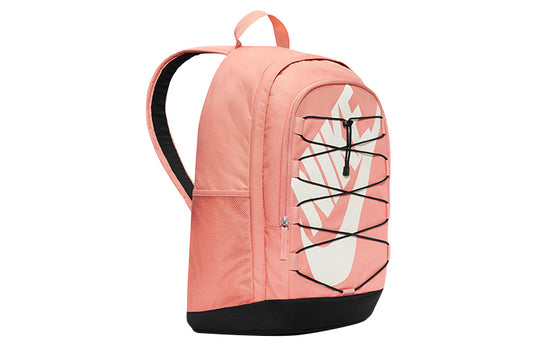 Nike Hayward Logo Straps Large Capacity Colorblock Backpack One Size Black Pink Blackpink DV1296-824