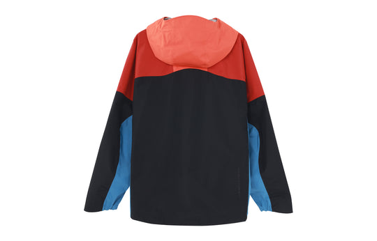 Nike Contrasting Colors Casual waterproof Hooded Jacket Orange DB3560-817