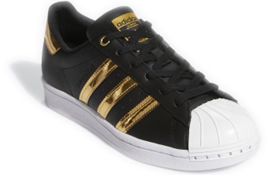 (WMNS) adidas originals Superstar Metal Toe 'Black Gold' FV3329 - KICKS ...